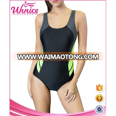 Women's One Piece Swimsuits Racing Training Sports Athletic Swimwear